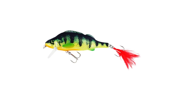 WESTIN - Wobler Percy The Perch Crankbait Floating 10 cm 20 g Real Chartreuse Perch