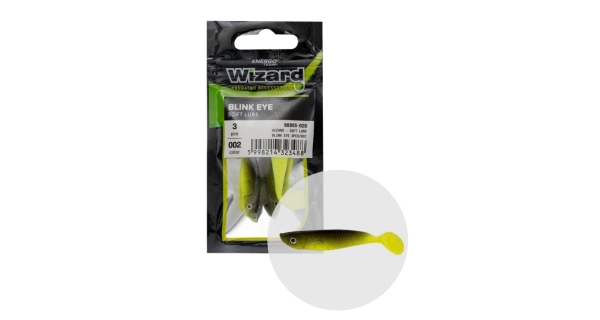 WIZARD - Gumová nástraha Blink Eye žlutá 5,5 cm 3 ks