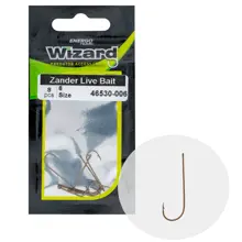 WIZARD - Háček Zander Live Bait Light vel. 1/0 6 ks