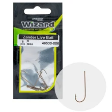 WIZARD - Háček Zander Live Bait Light vel. 6 8 ks