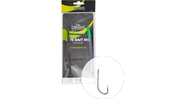 WIZARD - Montáž Live Bait Rig Light 20 g 0,30 mm 13 kg vel. 2