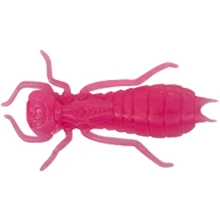 WIZARD - Nástraha Larva Růžová 3,5 cm 6 ks