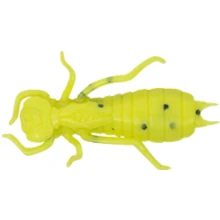WIZARD - Nástraha Larva Žlutá 3,5 cm 6 ks