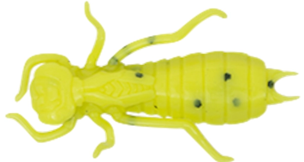 WIZARD - Nástraha Larva Žlutá 3,5 cm 6 ks
