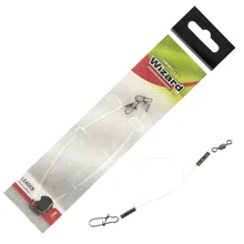 WIZARD - Návazec Fluorocarbon 15 cm 15 kg 2 ks