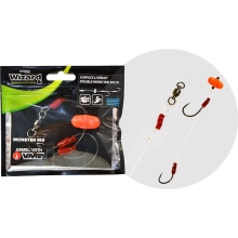 WIZARD - Návazec Monster Surface Livebait Double Mono Rig Round vel. 7/0 9/0