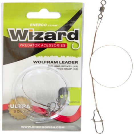 WIZARD - Návazec Ultra Soft Wolfram 15 cm 6 kg 2 ks