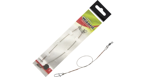 WIZARD - Návazec Wolfram 22,5 cm 9 kg 2 ks