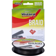 WIZARD - Pletená šňůra Braid Šedá 0,08 mm 135 m 7,75 kg