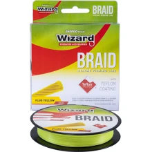 WIZARD - Pletená šňůra Braid Žlutá 0,08 mm 135 m 7,75 kg