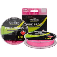WIZARD - Pletená šňůra Pink Braid 150 m 0,10 mm