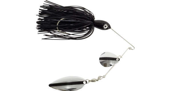 WIZARD - Rotační třpytka Spinnerbait 10 g Černá