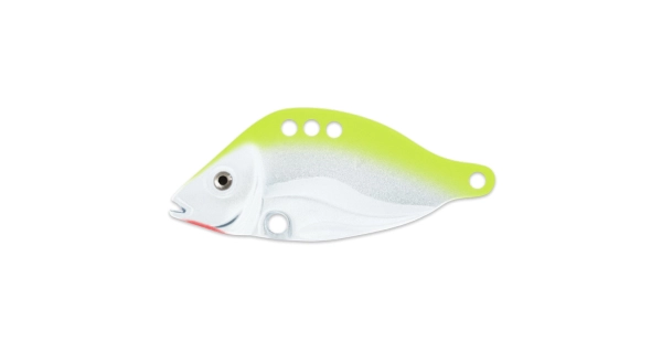WIZARD - Třpytka BLD Spin Carp 12 g fluo žlutá-bílá