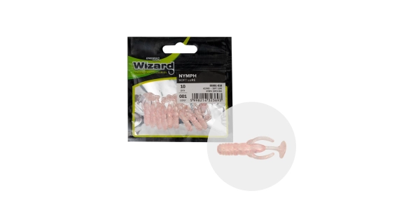 WIZARD - Umělá nástraha Nymph Růžová 3 cm 10 ks