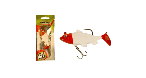 WIZARD - Umělá nástraha Swimbait Big Perch Red Head 7,6 cm