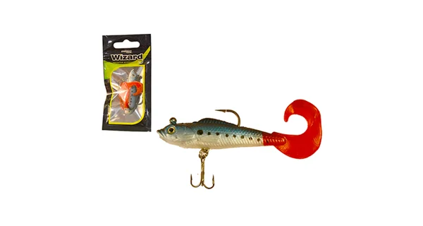 WIZARD - Umělá nástraha Swimbait Twister Perch Blue Minnow 7,6 cm