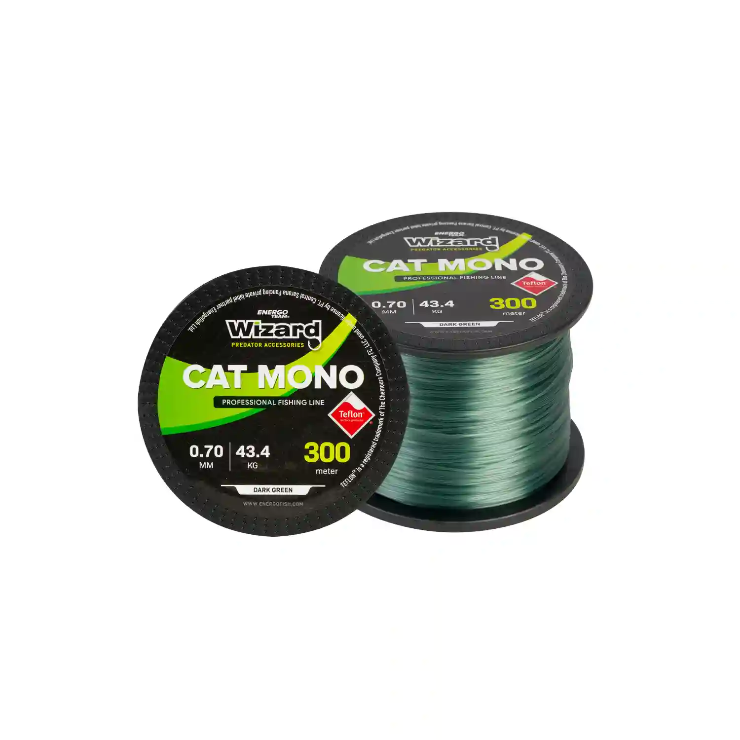 WIZARD - Vlasec Cat Mono 300 m 0,7 mm 43,4 kg