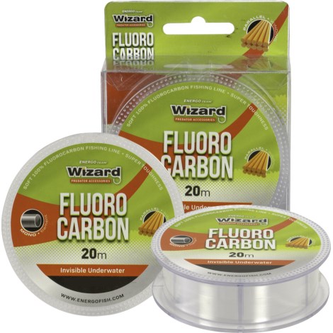 WIZARD - Vlasec Fluorocarbon Transparent 0,30 mm 12,28 kg 20 m