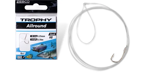 ZEBCO - Hotový návazec Trophy Allround 70 cm vel. 6 8 ks