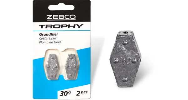 ZEBCO - Olovo Trophy Coffin Lead 60 g 2 ks