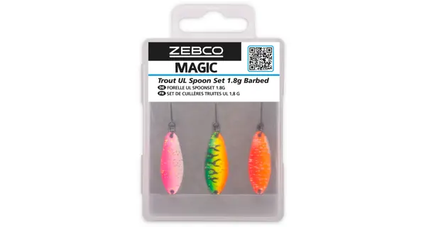 ZEBCO - Plandavka Target Fish Trout UL Spoon Set 1,8 g 3 ks
