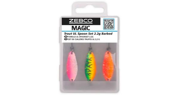 ZEBCO - Plandavka Target Fish Trout UL Spoon Set 2,2 g 3 ks