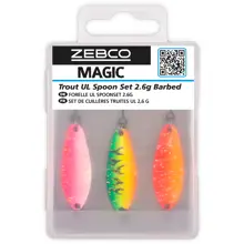 ZEBCO - Plandavka Target Fish Trout UL Spoon Set 2,6 g 3 ks
