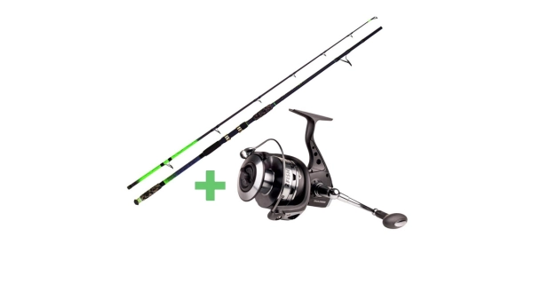 ZFISH - Combo Prut Catfish Fighter 2,85 m 100-300 g + Naviják Zeus ZX 8000