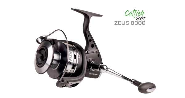 ZFISH - Combo Prut Catfish Fighter 2,85 m 100-300 g + Naviják Zeus ZX 8000