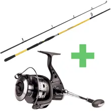 ZFISH - Combo prut Kodiak 2,4 m 100-250 g + Naviják Zeus ZX 8000