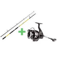 ZFISH - Combo Prut Kodiak 2,4 m 100-250 g + Naviják Zeus ZX8000