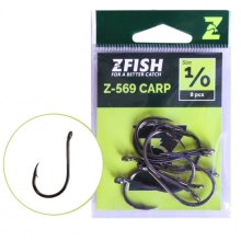 ZFISH - Háčky Carp Hooks Z-569 vel. 1/0 10 ks