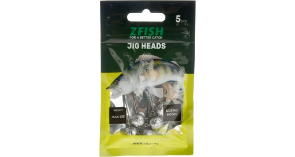 ZFISH - Jigová hlavička Premium vel. 4/0 12 g 5 ks