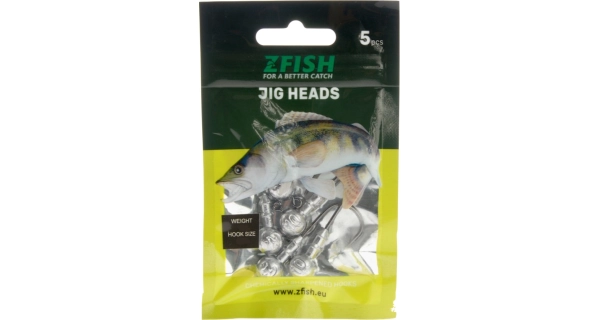 ZFISH - Jigová hlavička vel. 3/0 10 g 5 ks