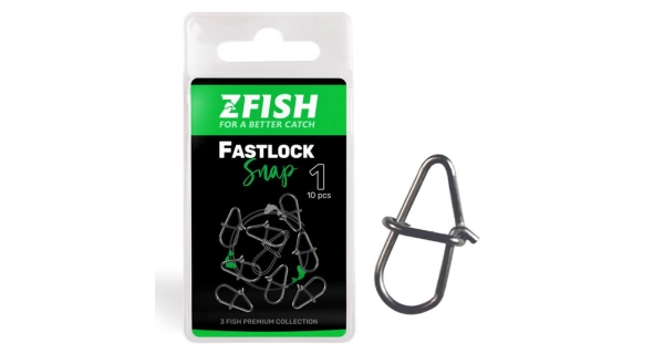 ZFISH - Karabinka Fastlock Snap vel. 1 10 ks