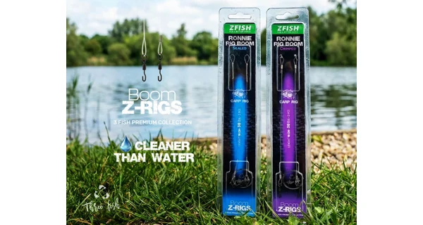 ZFISH - Krimpovaný návazec Ronnie Rig Boom 13,6 kg 18 cm 2 ks