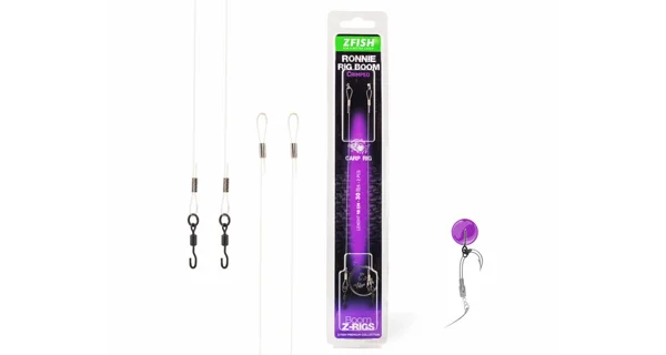 ZFISH - Krimpovaný návazec Ronnie Rig Boom 13,6 kg 18 cm 2 ks