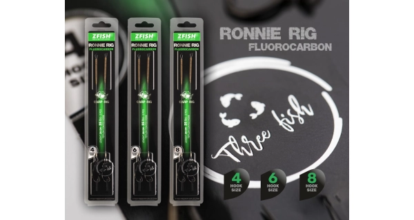 ZFISH - Návazec Fluorocarbon Ronnie Rig vel. 6 2 ks