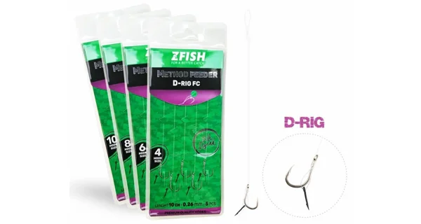 ZFISH - Návazec Method Feeder D-RIG vel. 14 5 ks