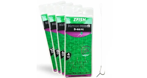 ZFISH - Návazec Method Feeder D-RIG vel. 6 5 ks