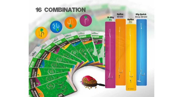 ZFISH - Návazec Method Feeder Rig Spike FC vel. 4 5 ks
