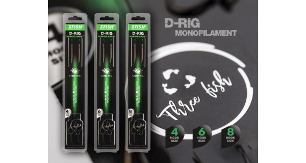 ZFISH - Návazec Monofilament D-Rig vel. 6 2 ks