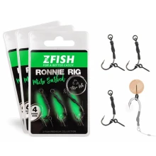 ZFISH - Návazec Ronnie Rig vel. 4 3 ks