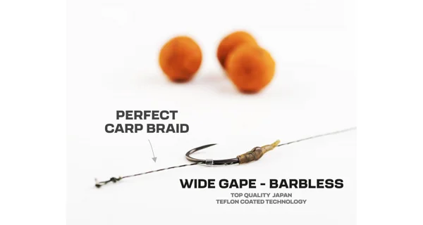 ZFISH - Návazec Wide Gape Babless Carp Rig vel. 6 2 ks