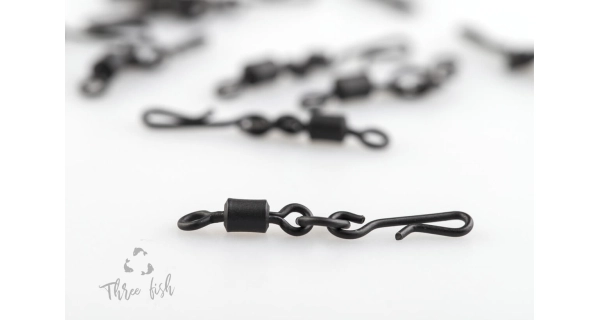 ZFISH - Obratlík Quick Change Ring Swivel Matt vel. 8 10 ks