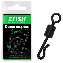 ZFISH - Obratlík Quick Change Swivel Matt vel. 10 10 ks