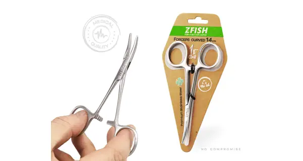 ZFISH - Pean Zahnutý 14 cm