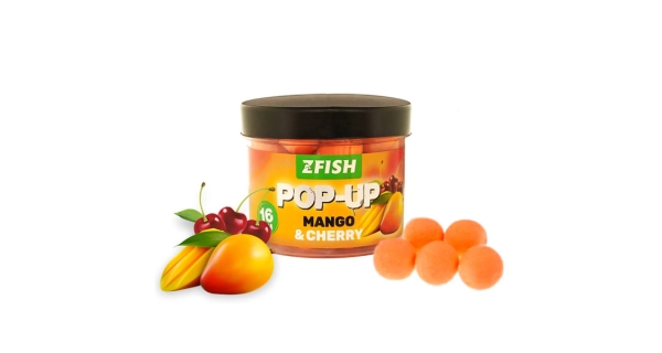 ZFISH - Plovoucí boilies Pop-Up Mango Cherry 16 mm 60 g