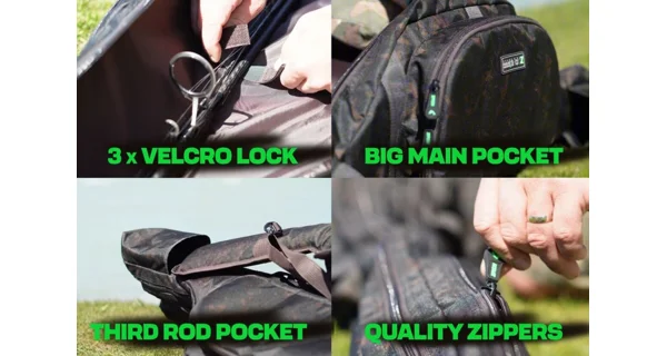 ZFISH - Pouzdro na 2 pruty Z-CORE Elite Carp Holdall 2 Rods 12 ft 195 cm