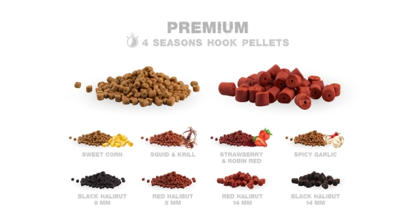 ZFISH - Premium Halibut Pellets 14 mm 200 g Red Halibut